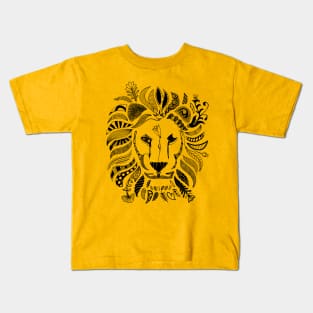 Flower Lion Kids T-Shirt